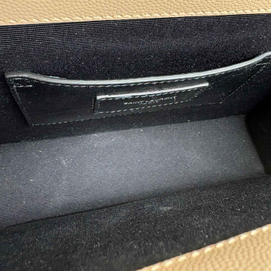 YSL Medium Dark Beige Envelope Bag