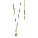 Chanel CC Logo Arrow Necklace - Jiaxyk