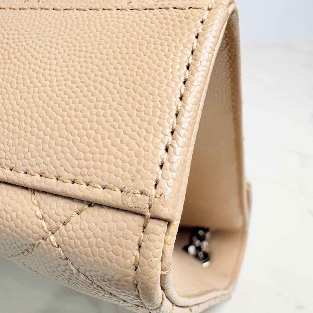 YSL Medium Dark Beige Envelope Bag