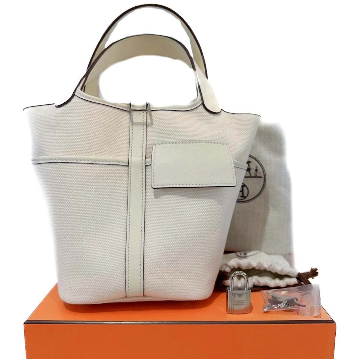 Hermes Picotin 18 Cargo Bag Nata Color