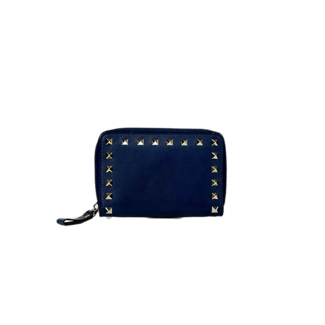 Valentino  Blue Zip Wallet