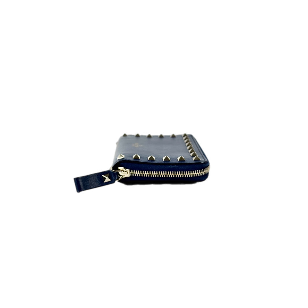 Valentino  Blue Zip Wallet