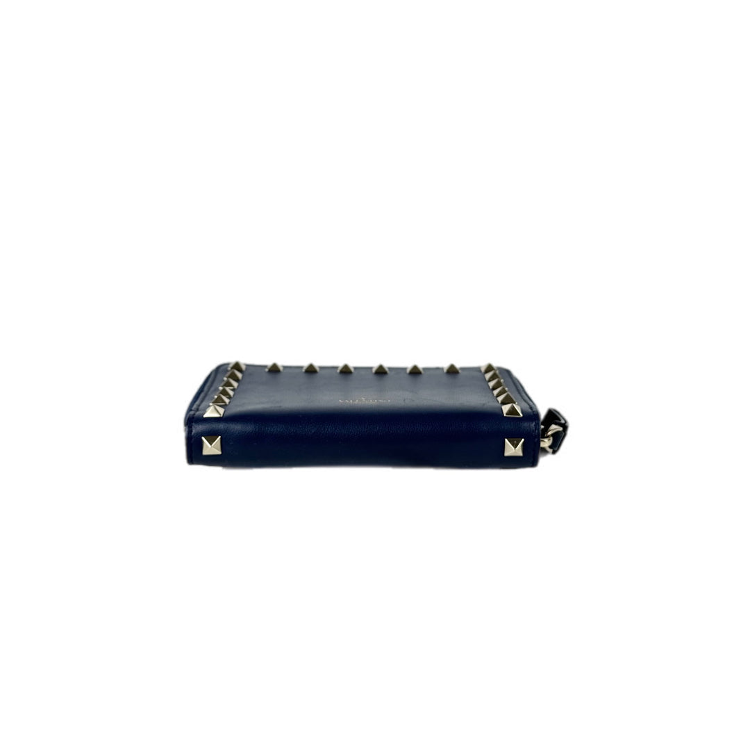 Valentino  Blue Zip Wallet