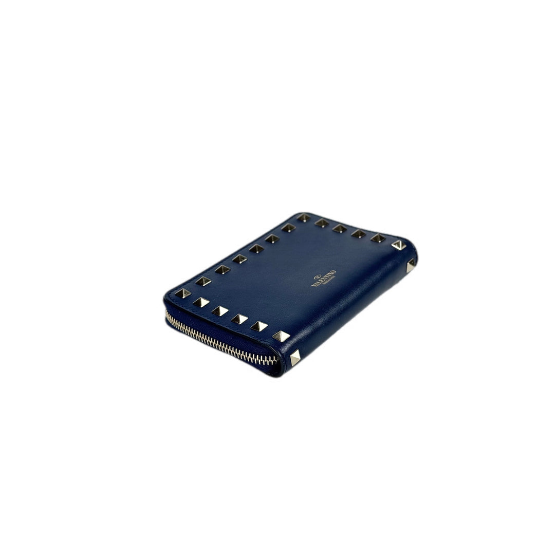 Valentino  Blue Zip Wallet
