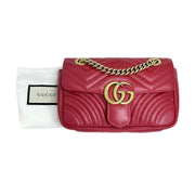 Gucci Marmont Small Red Calfskin