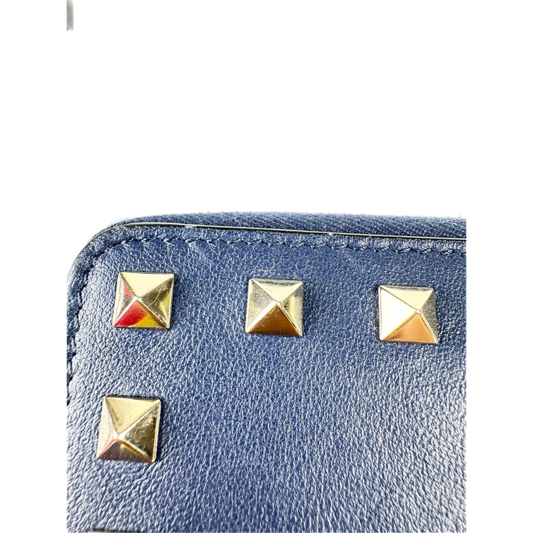 Valentino  Blue Zip Wallet