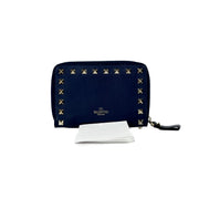 Valentino  Blue Zip Wallet