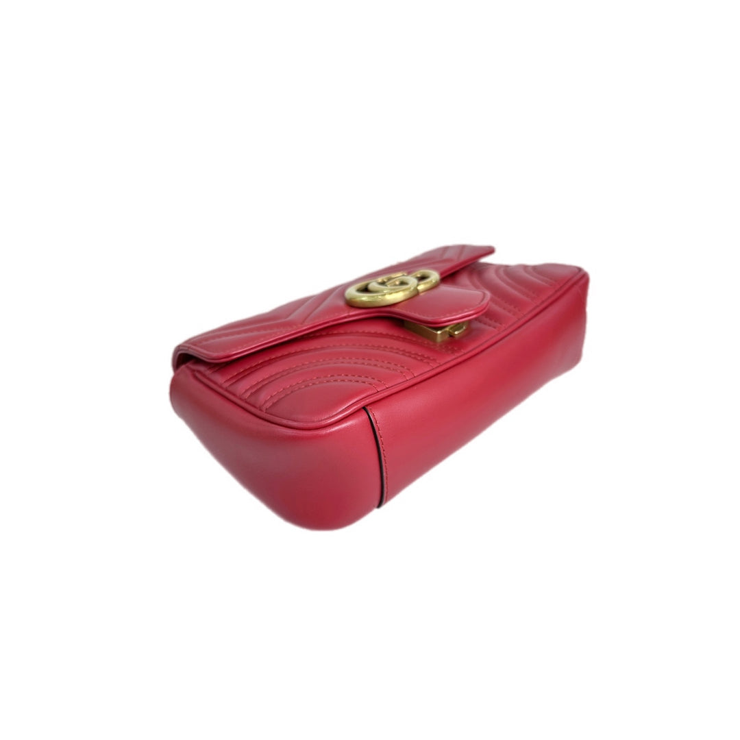 Gucci Marmont Small Red Calfskin