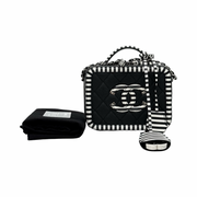 Chanel Black/White Vanity Box Bag