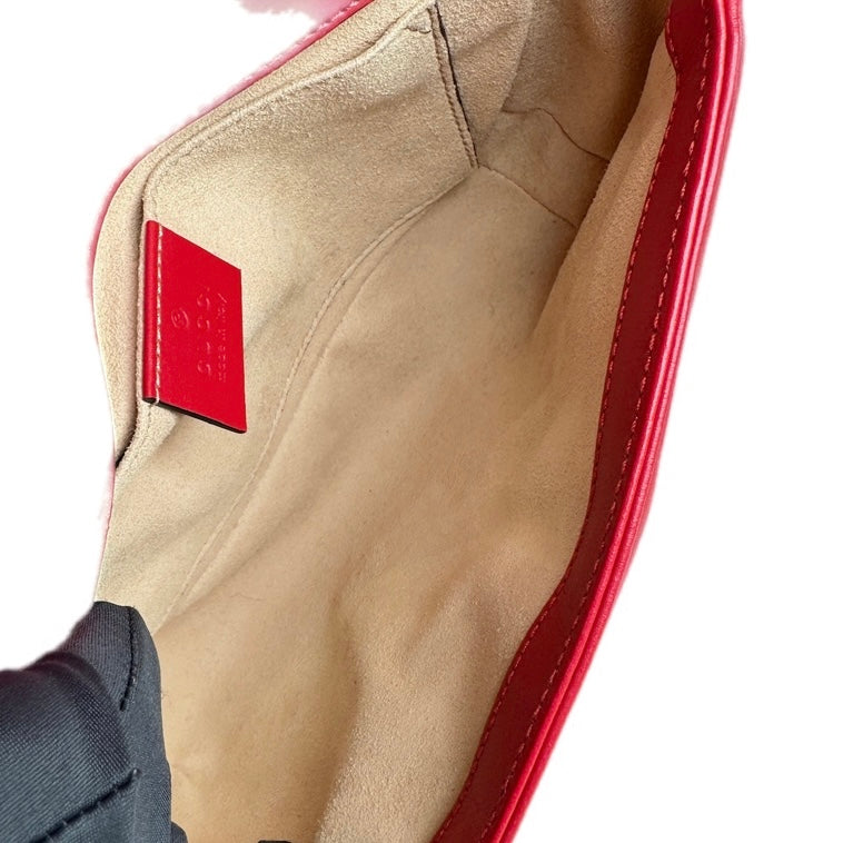 Gucci Marmont Small Red Calfskin