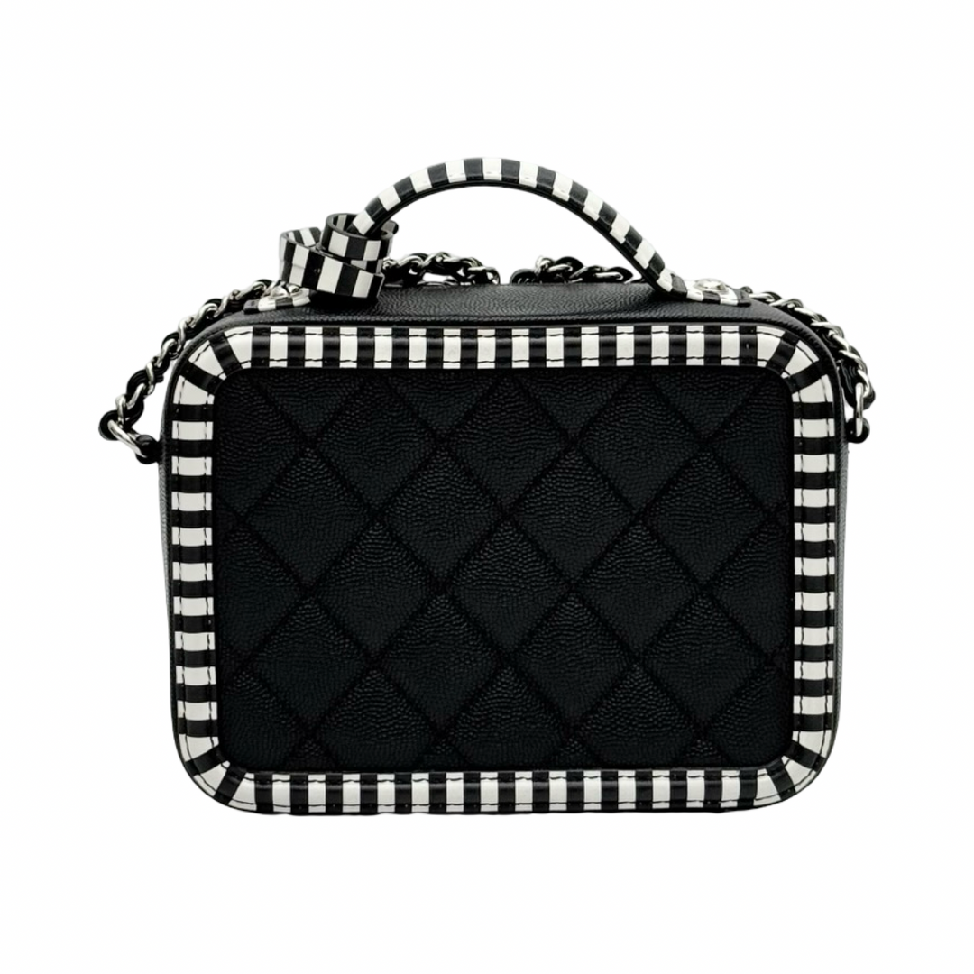 Chanel Black/White Vanity Box Bag