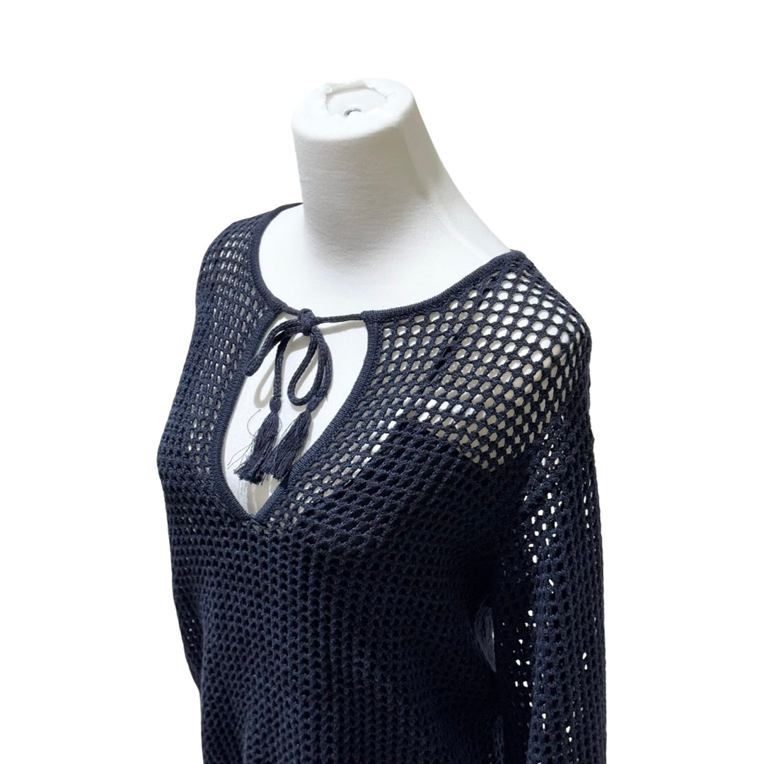 Dior Blue Hollow Knit Two Set Sweater #S
