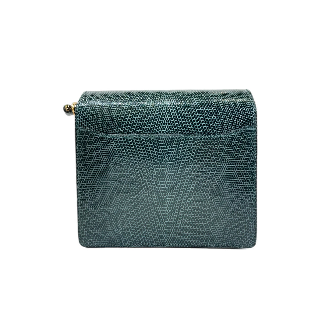 Hermes Roulis Mini Lizard 6O Vert Cypres