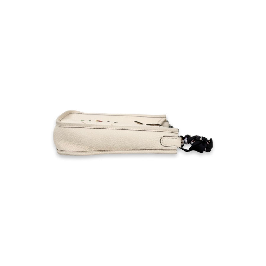 Hermes Evelyne  Mini Craie Silver TC Leather