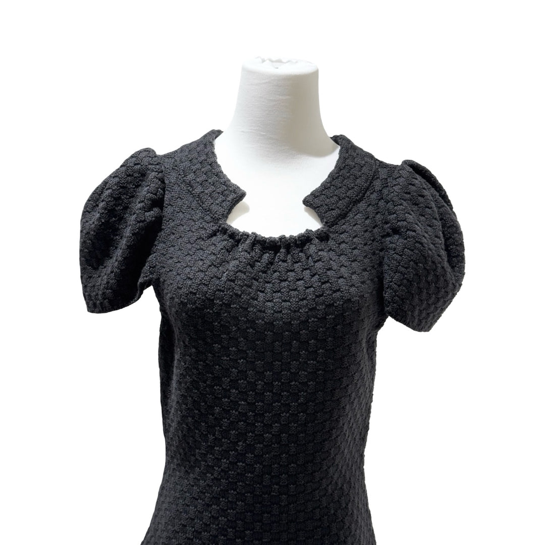 Chanel Black Wool Knit Sweater #38