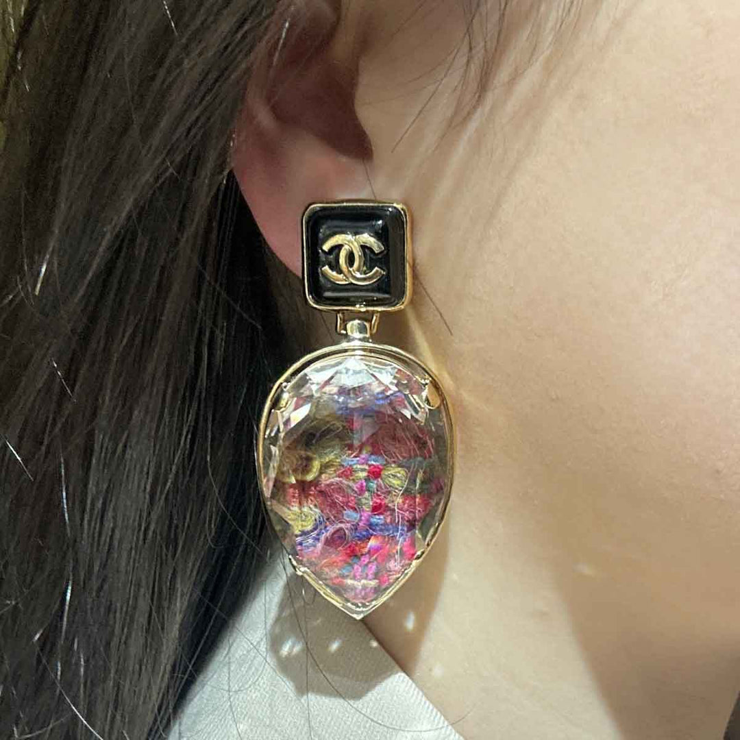 Chanel Tear Drop Earring