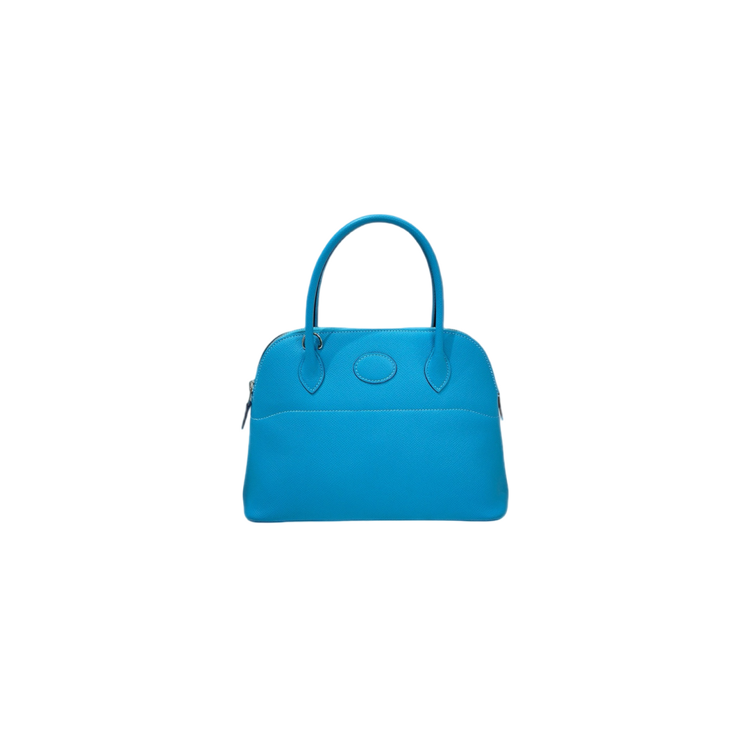 Hermes Bolide 27cm Epsom Blue De Nord
