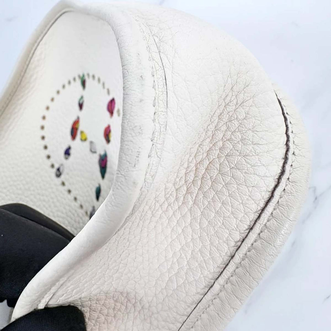 Hermes Evelyne  Mini Craie Silver TC Leather