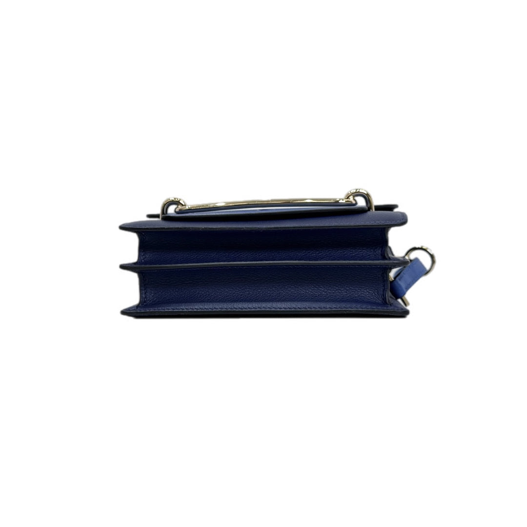 Hermes Roulis  Mini Blue Sapphire/Blue France