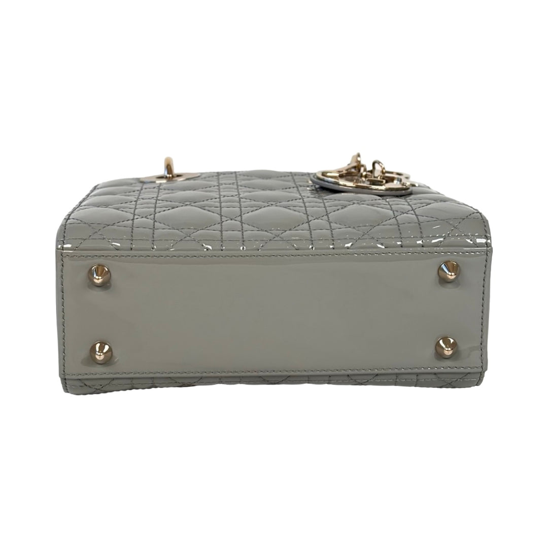 Dior Grey Lady Dior Small Bag