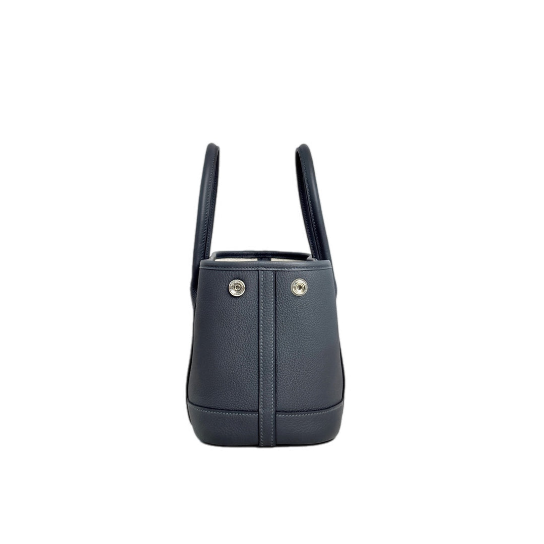 Hermes Mini Garden Party H0 Gris Misty Bag
