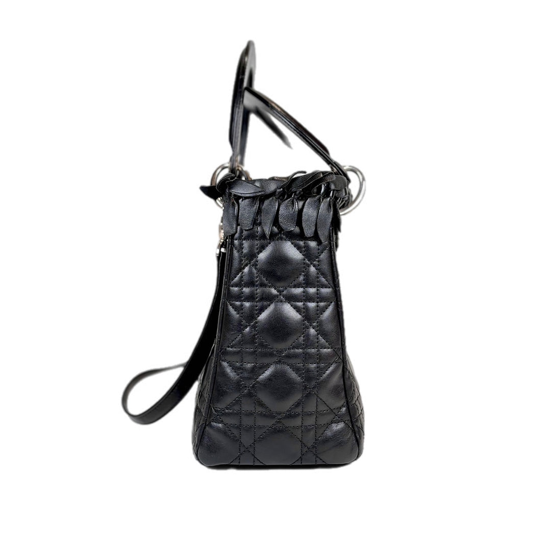 Dior Lady Dior Medium Black Bag