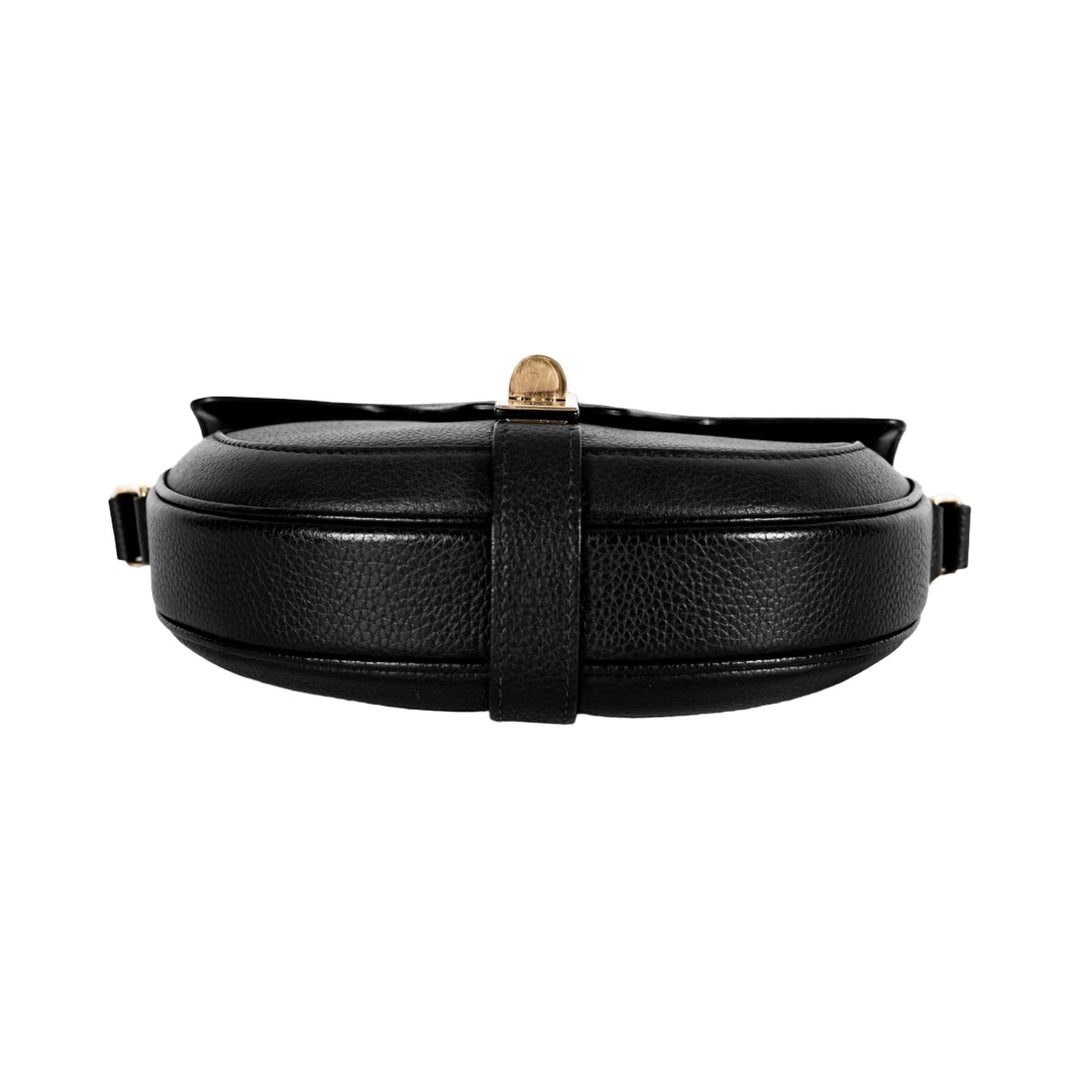 Celine Sac 16 Black Calfskin Shoulder Bag Black