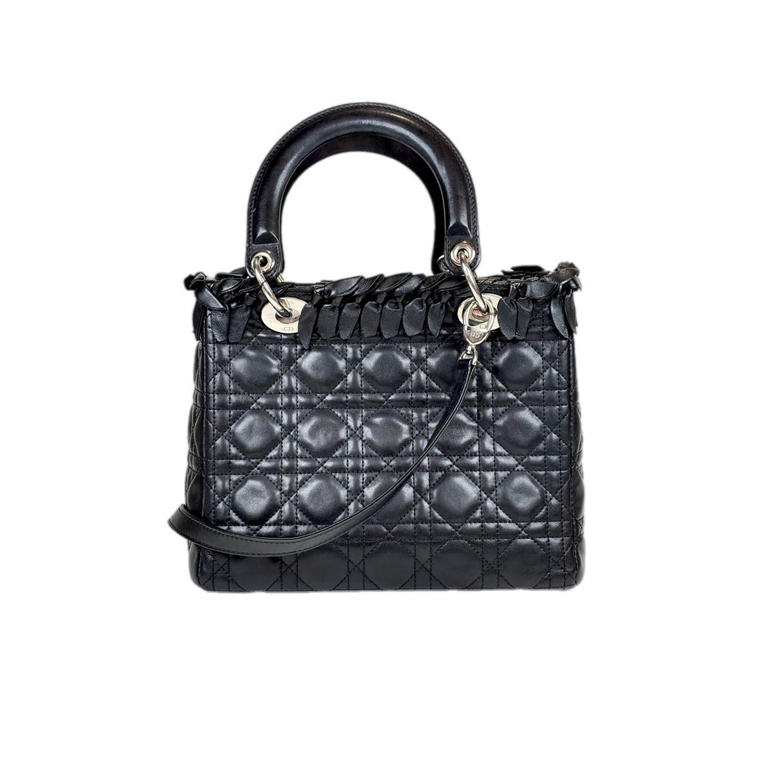 Dior Lady Dior Medium Black Bag