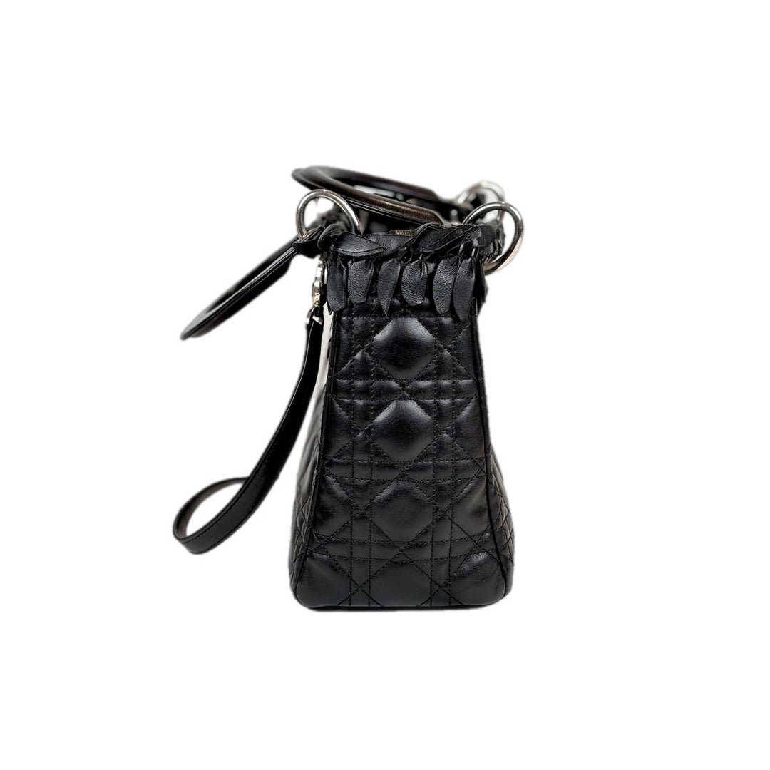 Dior Lady Dior Medium Black Bag