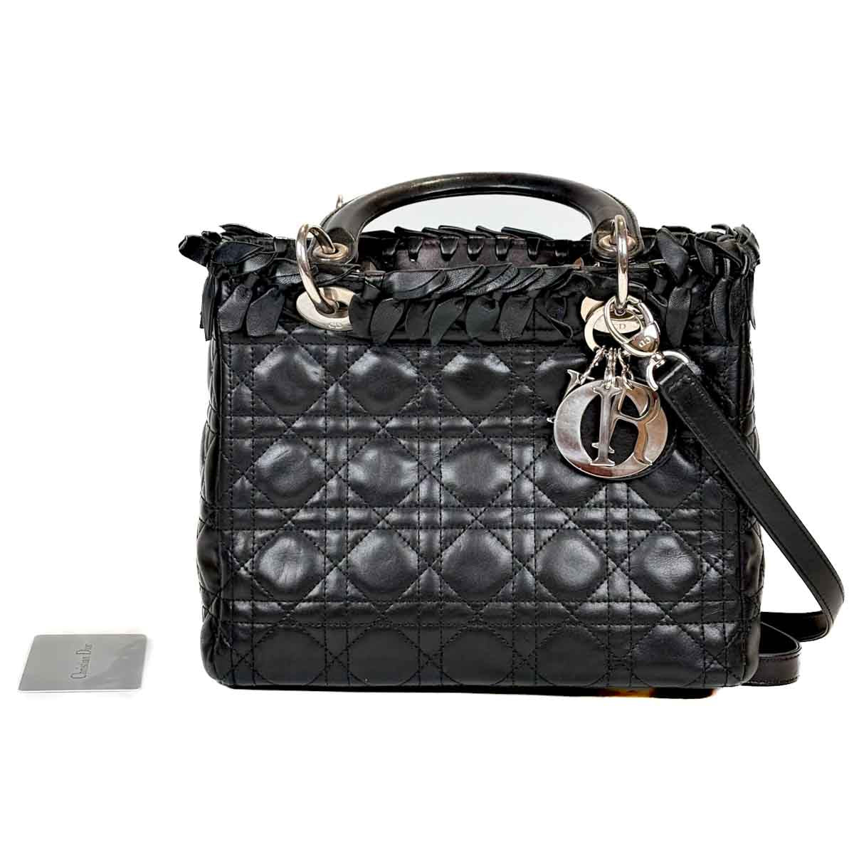 Dior Lady Dior Medium Black Bag
