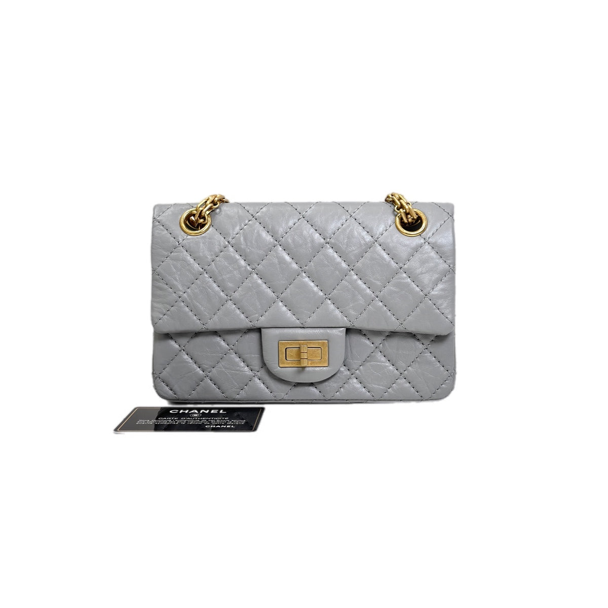 Chanel Reissue Mini Grey Calfskin Bag