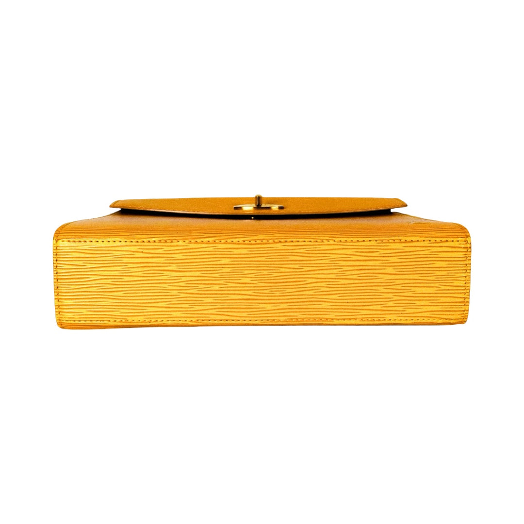 Louis Vuitton Yellow Malesherbes Epi Top Handle Bag
