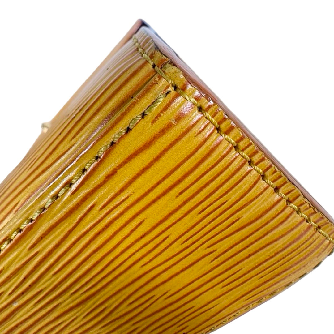 Louis Vuitton Yellow Malesherbes Epi Top Handle Bag