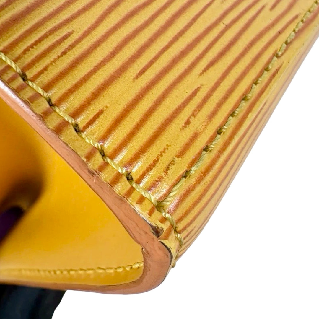 Louis Vuitton Yellow Malesherbes Epi Top Handle Bag