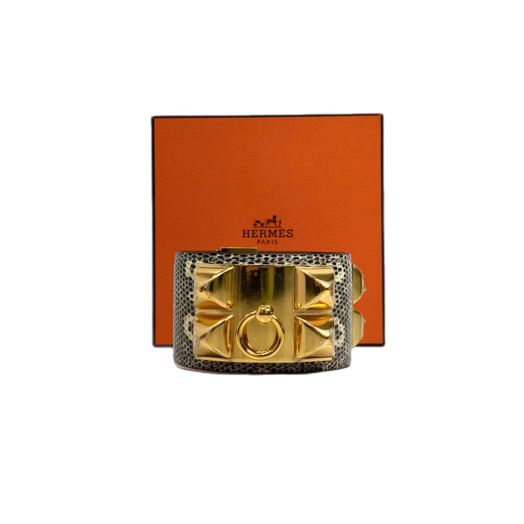 Hermes Lizard CDC Bracelet S