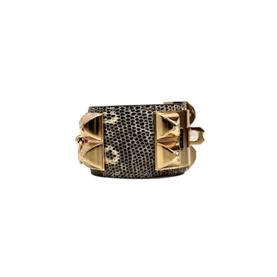 Hermes Lizard CDC Bracelet S