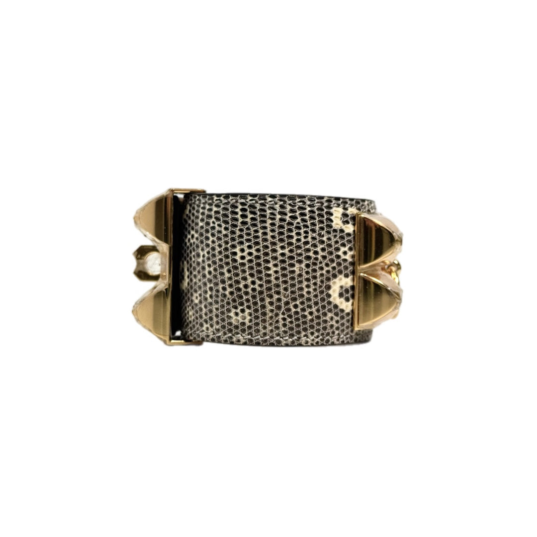Hermes Lizard CDC Bracelet S