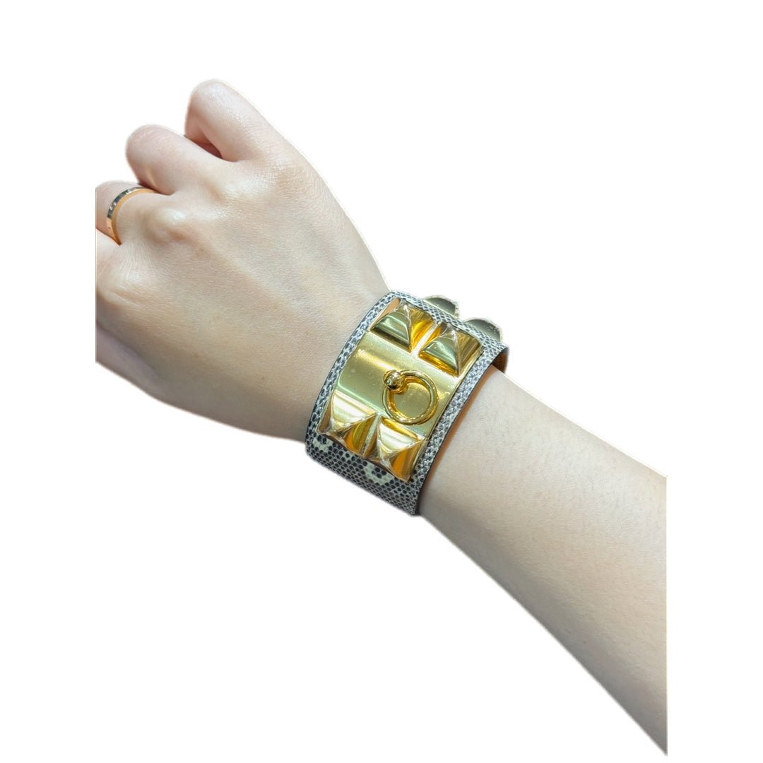 Hermes Lizard CDC Bracelet S