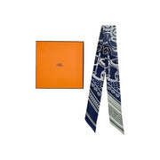 Hermes Used Silk Twilly