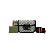 Gucci 1955 Horsebite Mini Black GG Canvas