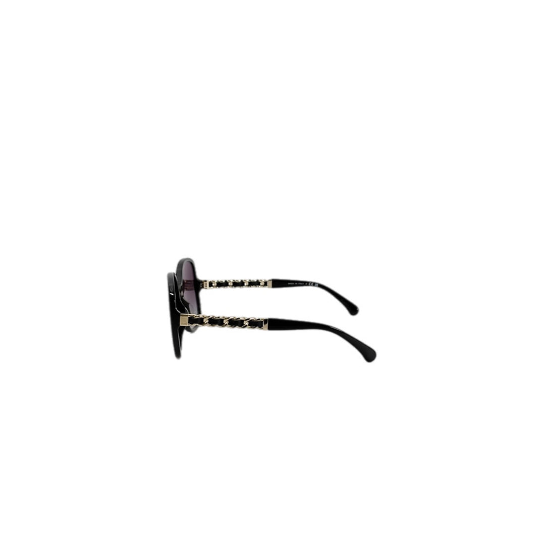 Chanel Black Gold Sunglasses