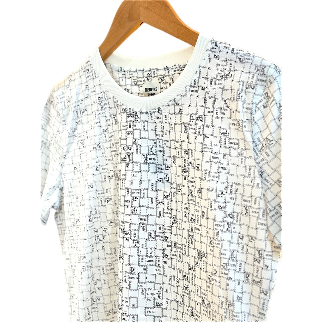 Hermes White Cotton Top #36
