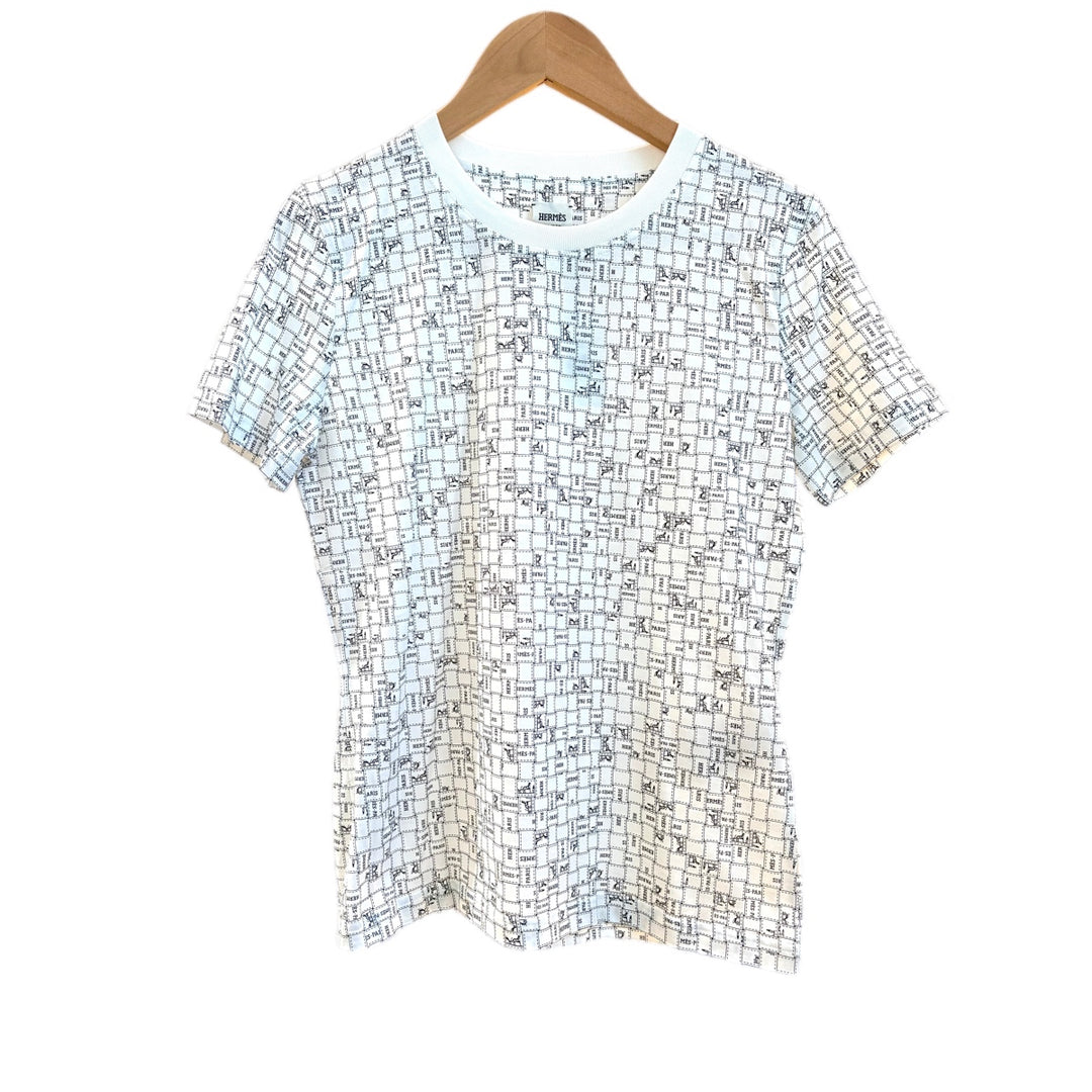 Hermes White Cotton Top #36
