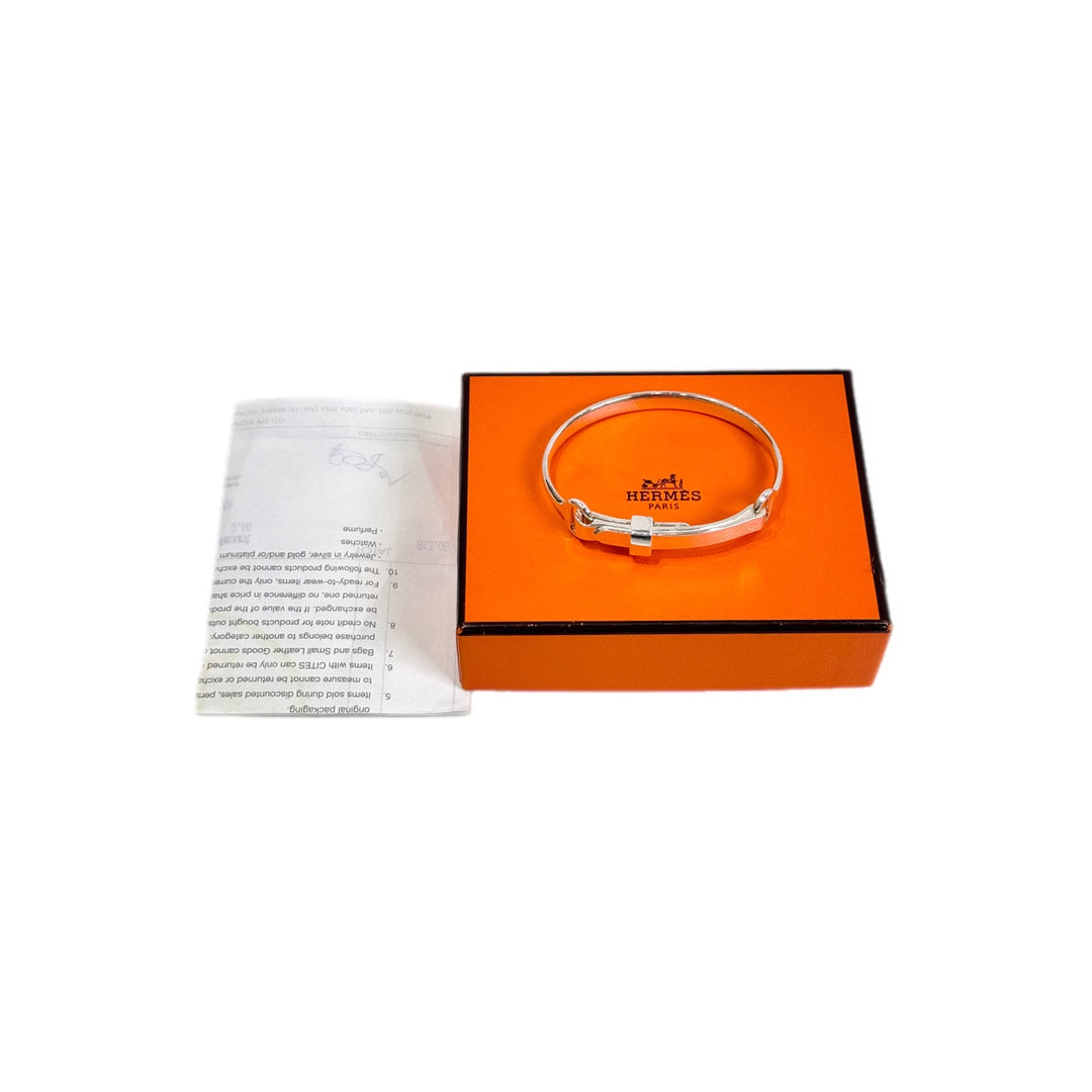 Hermes Silver Bracelet LG