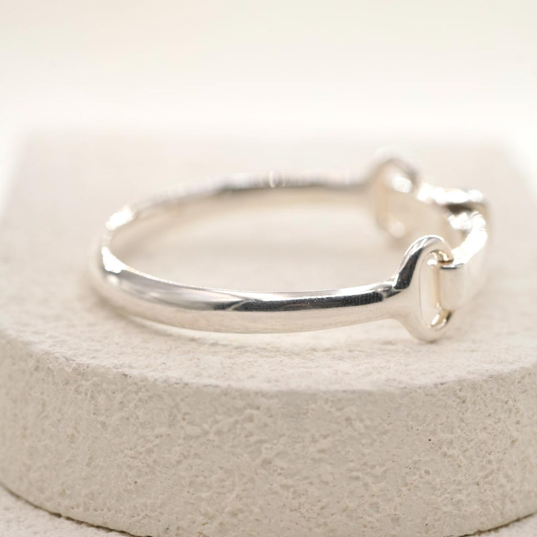 Hermes Silver Bracelet LG