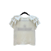 Dior White Short Sleeve Cashmere Sweater #38