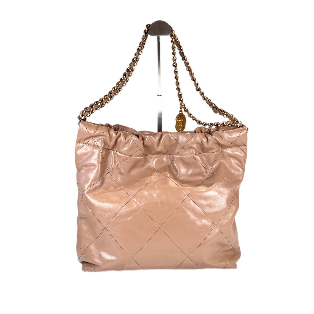 Chanel 22 Small Cream Bag