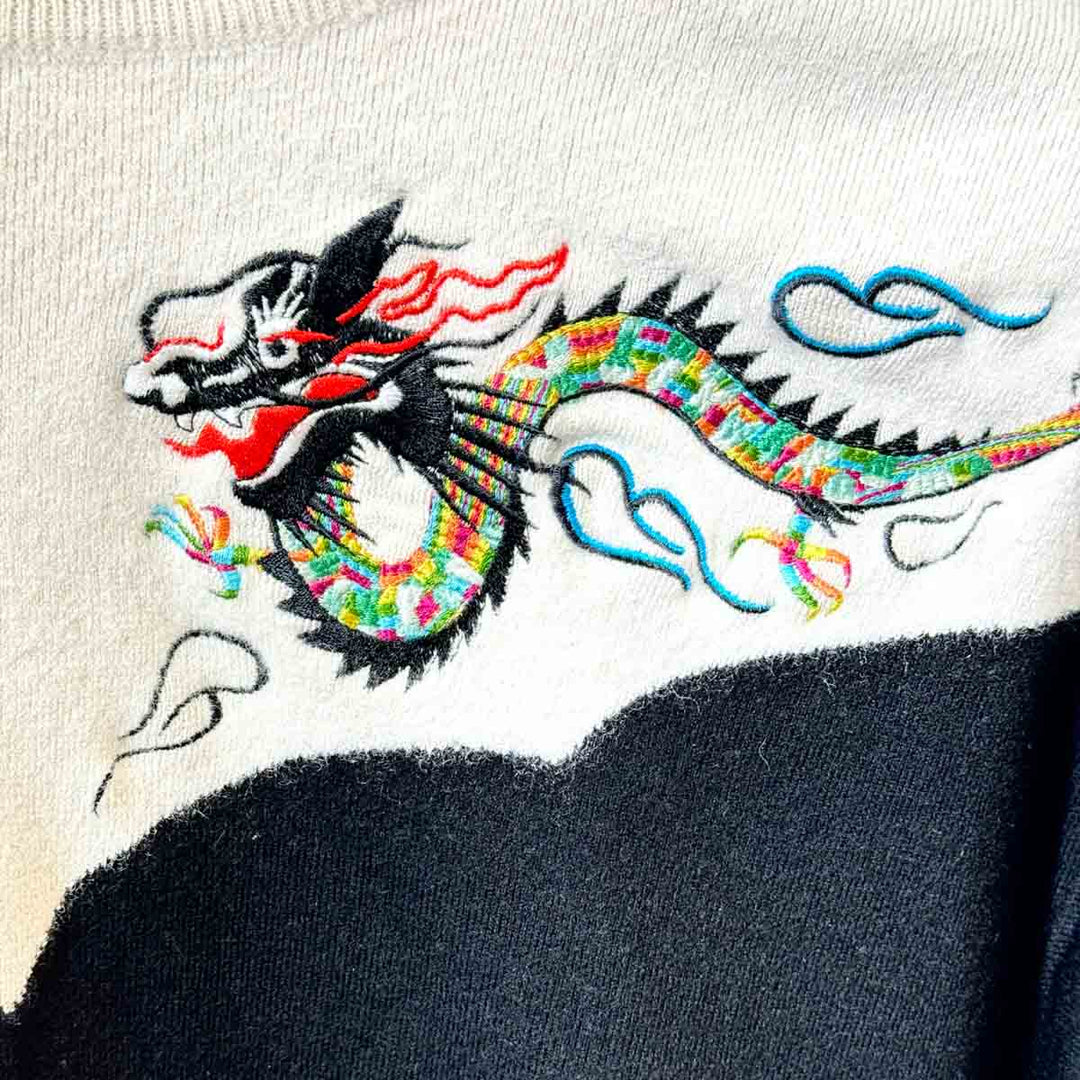 Kenzo Dragon Embroidery Sweater Cloth