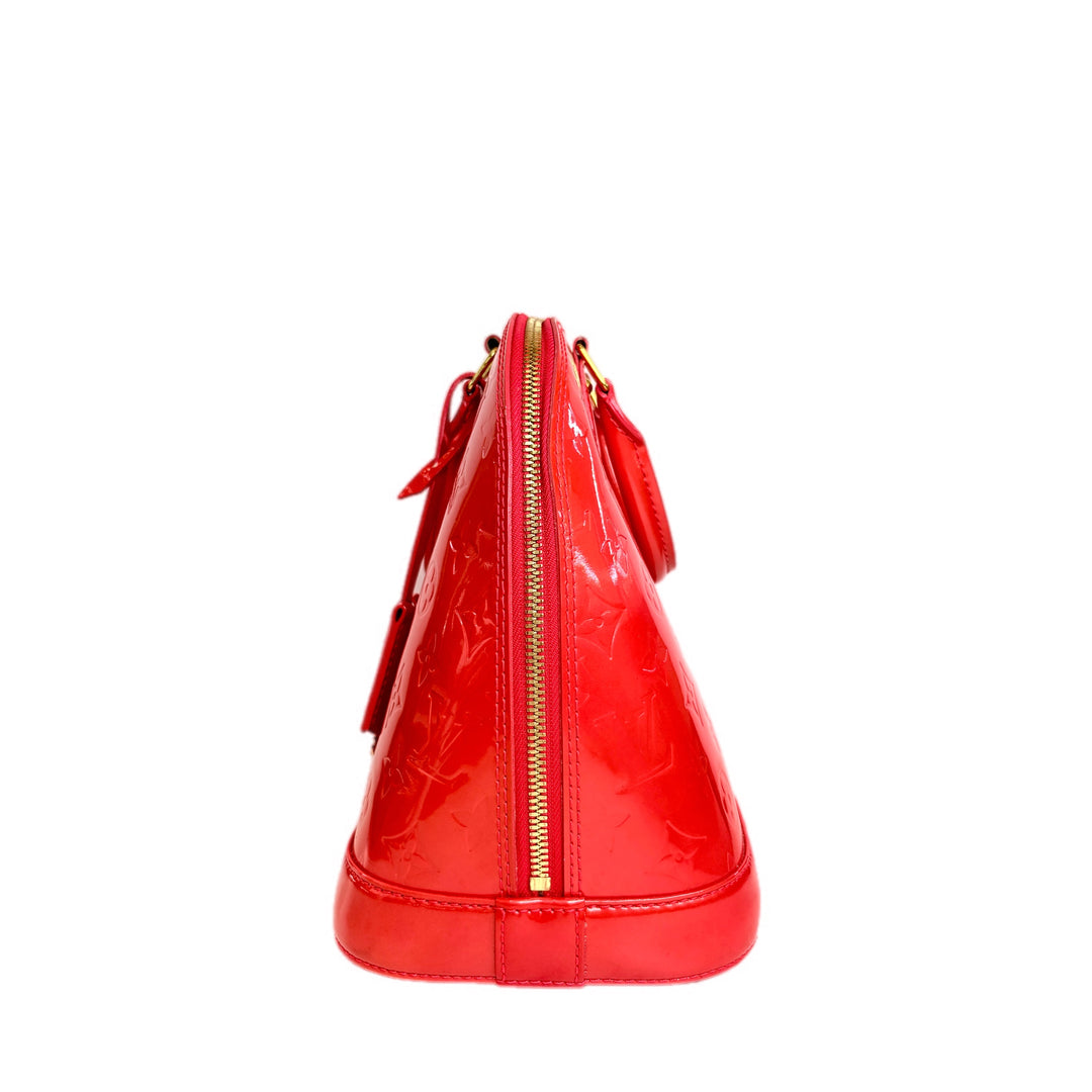 Louis Vuitton Alma Pm Bag Red