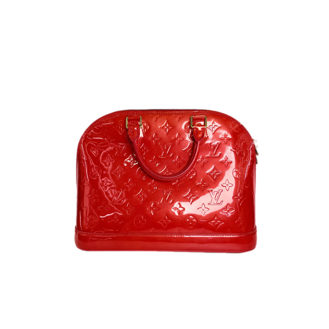 Louis Vuitton Alma Pm Bag Red